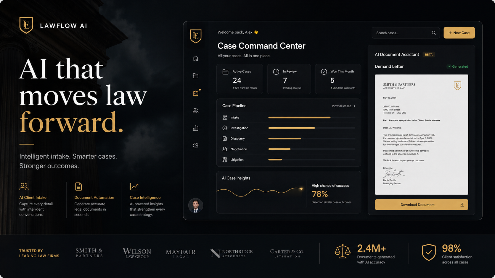 LawFlow AI — Legal Automation System