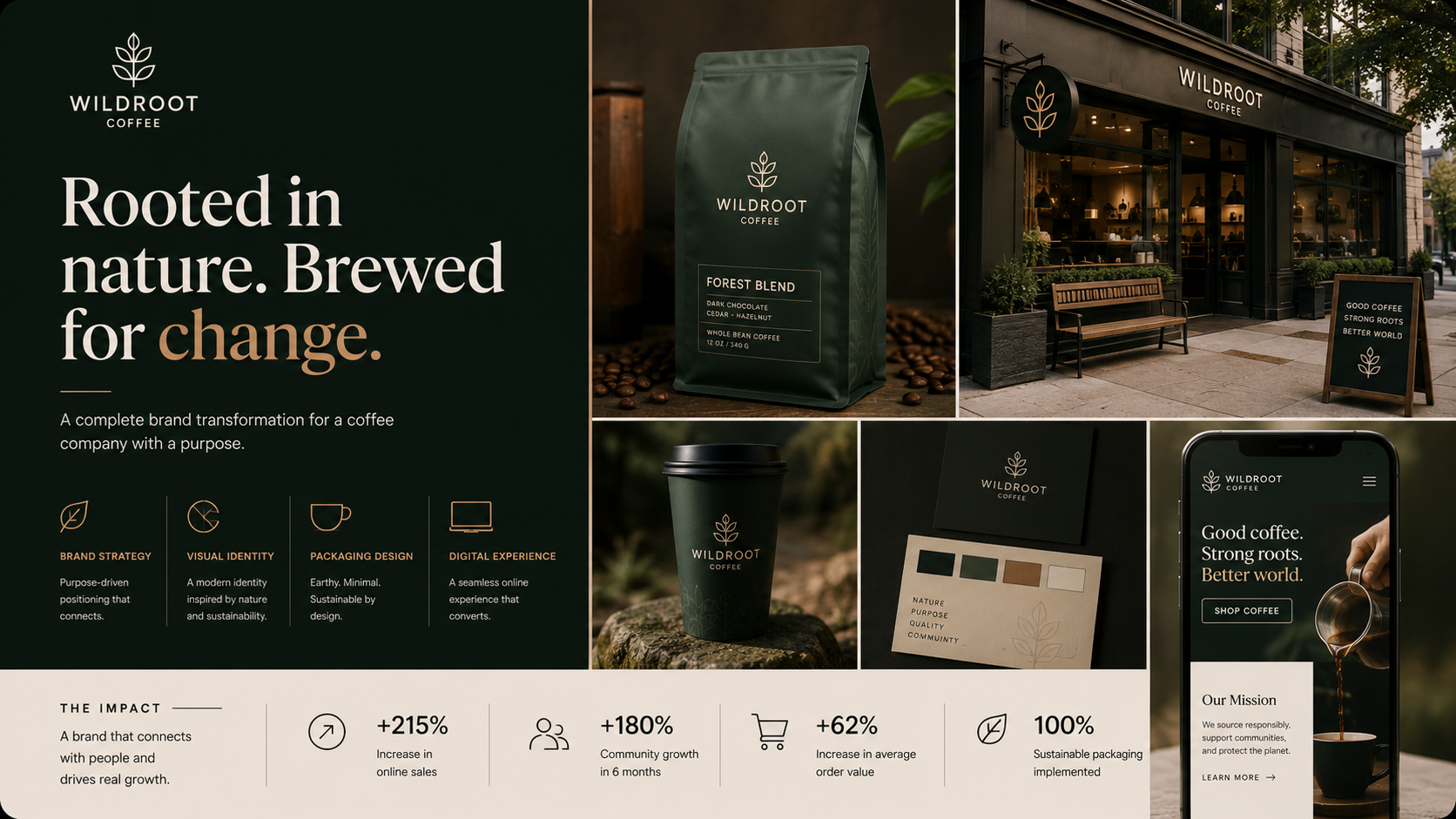 WildRoot Coffee — Coffee Brand Rebuild