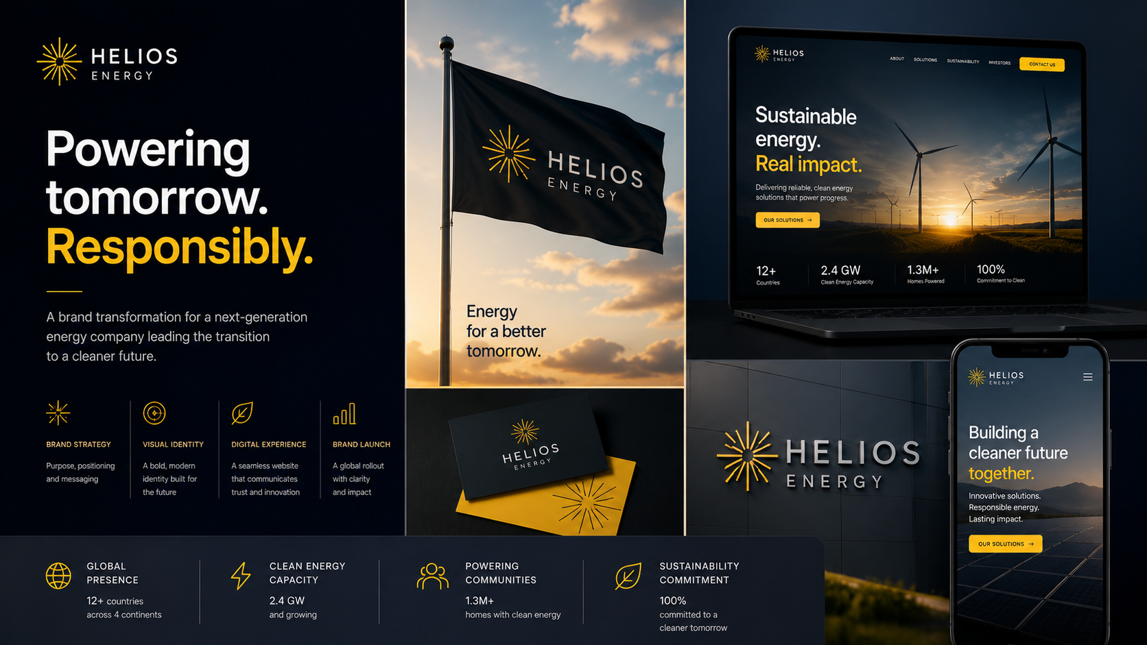 Helios Energy — Clean Energy Rebrand