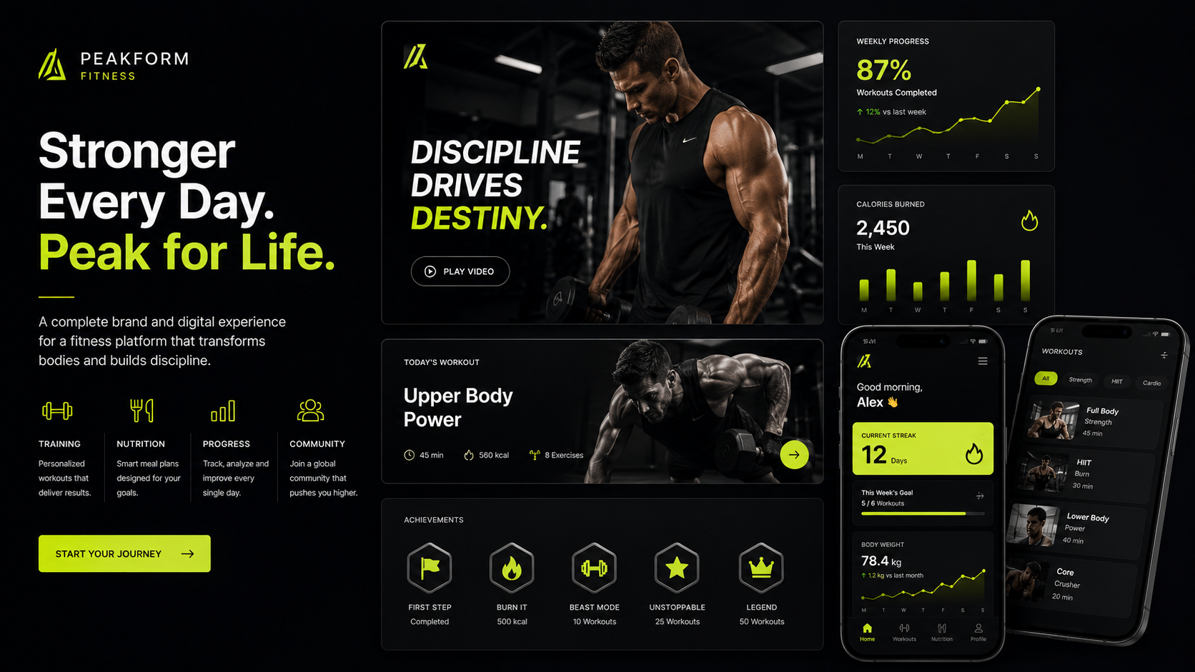 PeakForm Fitness — Fitness Platform